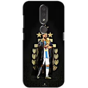 Чохли для Nokia 4.2 (Leo чемпіон) (AlphaPrint) (Мессі Король)