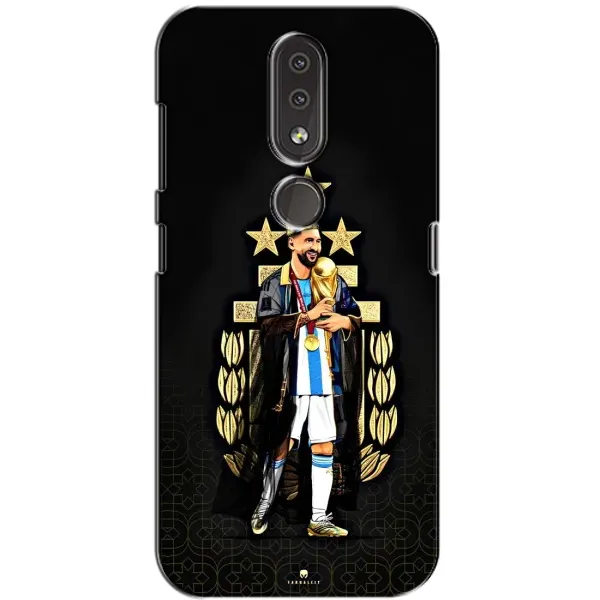 Чехол с принтом «Месси Король» для Nokia 4.2