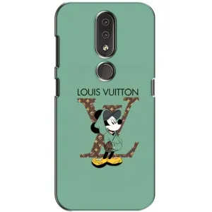 Чехлы Луи Витон для Nokia 4.2 (AlphaPrint - LOUIS VUITTON) (Микки Маус LV)