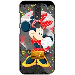 Чохол Disney Mouse Nokia 4.2 (PREMIUMPrint) (Minni з бантіком)