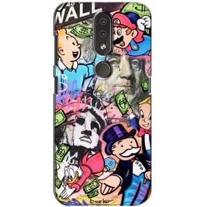 Чохли з крутими принтами для Nokia 4.2 - (PREMIUMPrint) (Monopoly man)