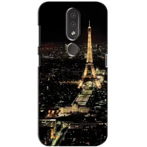 Чохол Ейфелева Вежа Nokia 4.2 - (AlphaPrint) (Нічний Париж)