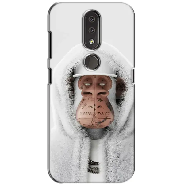 Чехол с принтом «обезьяна NFT в тату» для Nokia 4.2