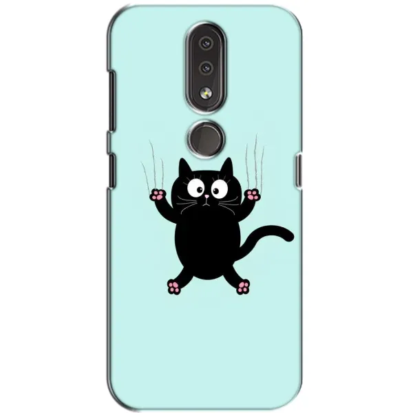 Чохол з принтом «Падаючий кіт» для Nokia 4.2