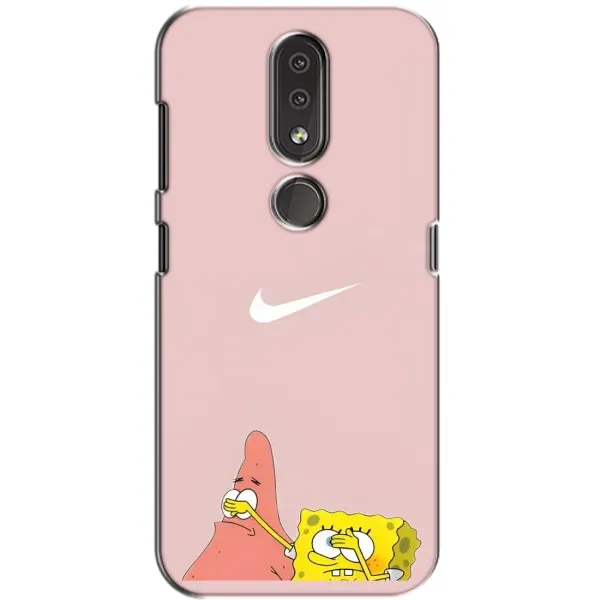 Чохол з принтом «Патрік і Губка» для Nokia 4.2 Чохол з принтом «Патрік і Губка» для Nokia 4.2