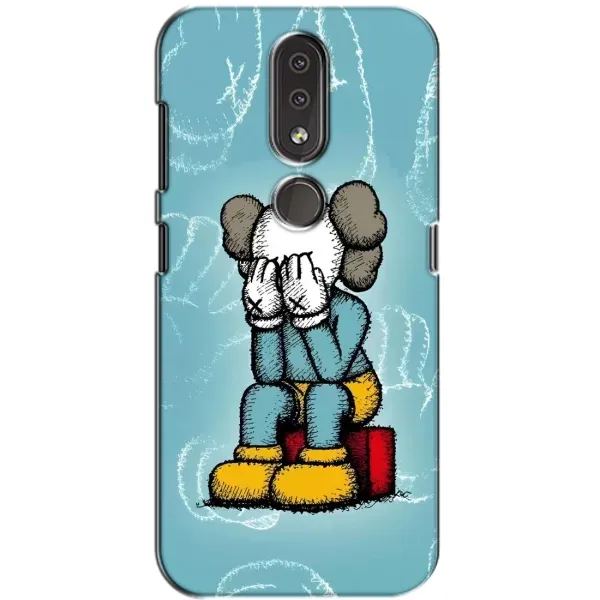 Чехол с принтом «Плач Bearbrick» для Nokia 4.2