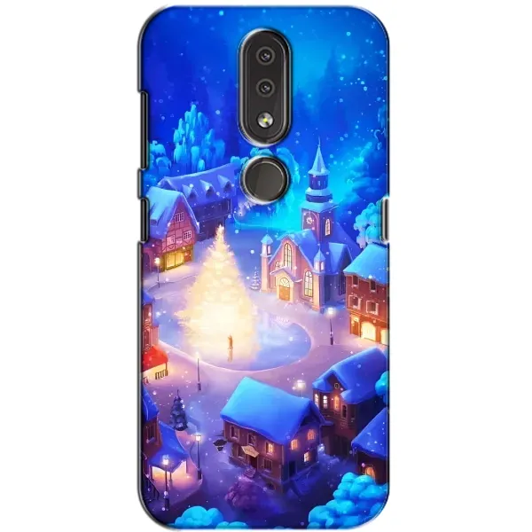 Чехол с принтом «Рождественский город» для Nokia 4.2 Чехол с принтом «Рождественский город» для Nokia 4.2