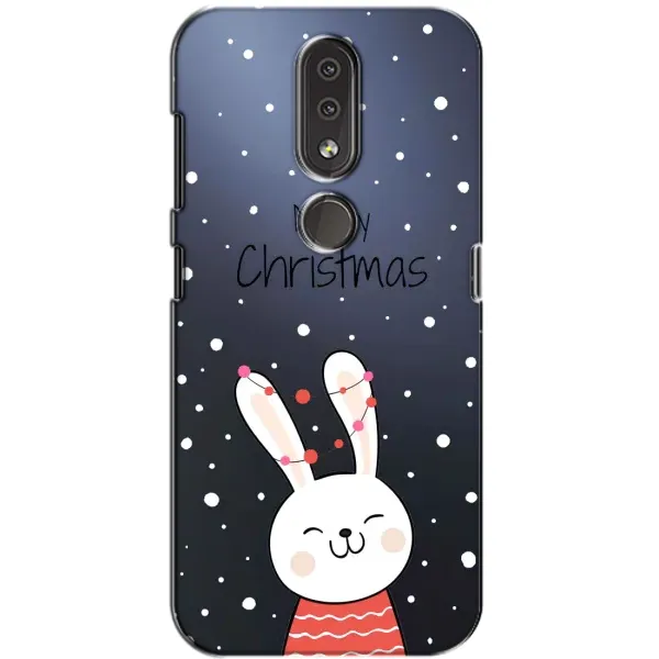 Чехол с принтом «Рождественский заяц» для Nokia 4.2