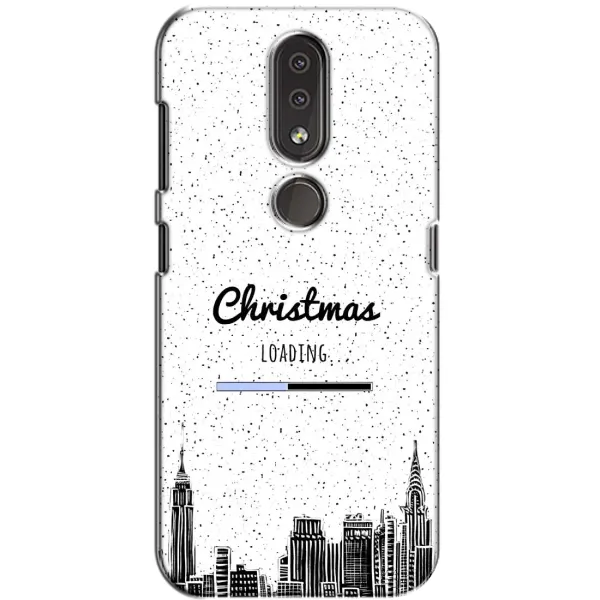 Чехол с принтом «Рождество загружается» для Nokia 4.2