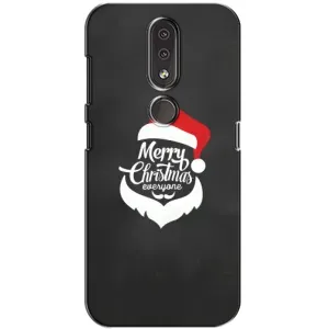 Рождественские Чехлы для Nokia 4.2 (VPrint) (Санта Крисмас)