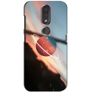 Космические Чехлы для Нокиа 4.2 (VPrint) (Сатурн)