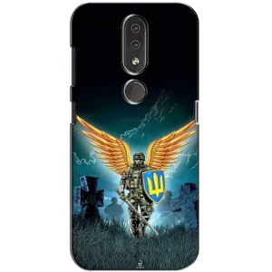 Чехлы с картинкой ЗСУ для Nokia 4.2 (AlphaPrint) (Солдат ЗСУ)