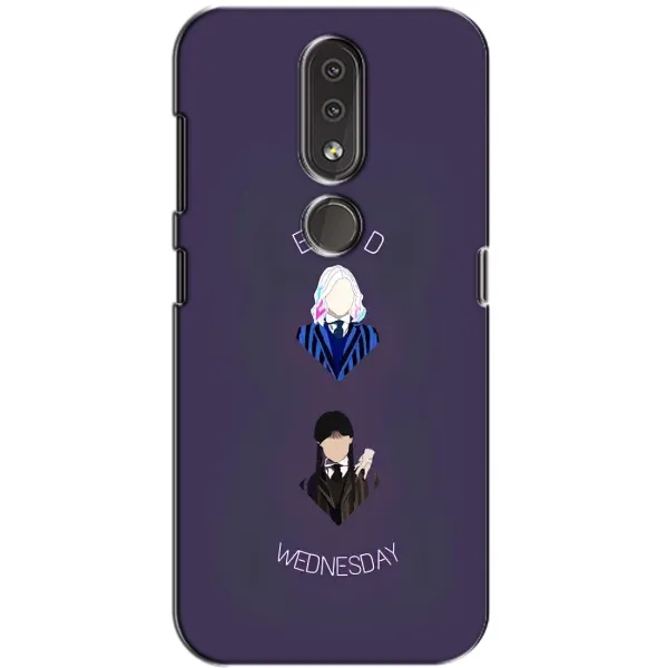 Чехол с принтом «Уэнздей и подруга» для Nokia 4.2