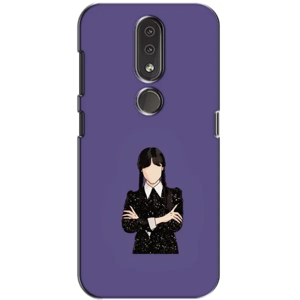 Чехол с принтом «Уэнздей в черном» для Nokia 4.2