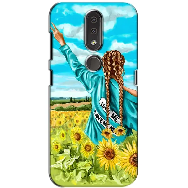 Чехол с принтом «Украиночка» для Nokia 4.2
