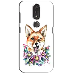 Чохли з картинкою Лисичка для Nokia 4.2 (VPrint) (Весела лисичка)