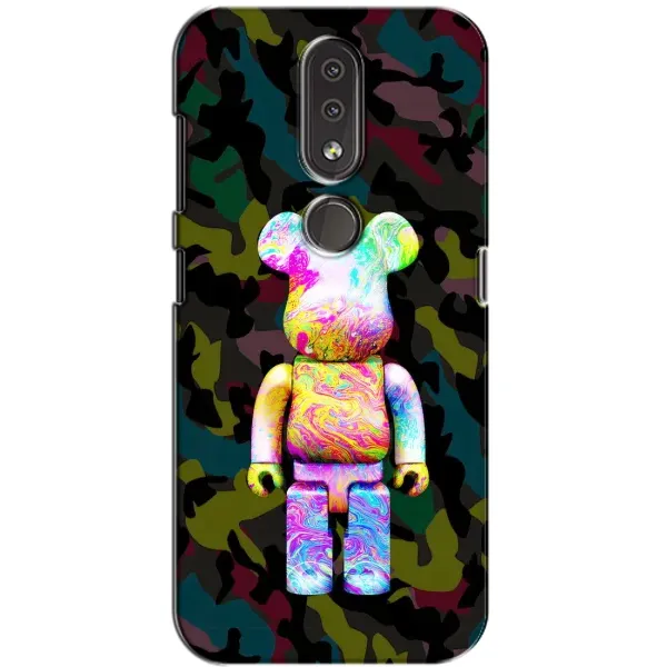 Чехол с принтом «Яркий Bearbrick» для Nokia 4.2