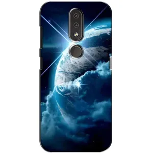 Космические Чехлы для Нокиа 4.2 (VPrint) (Земля с космоса)