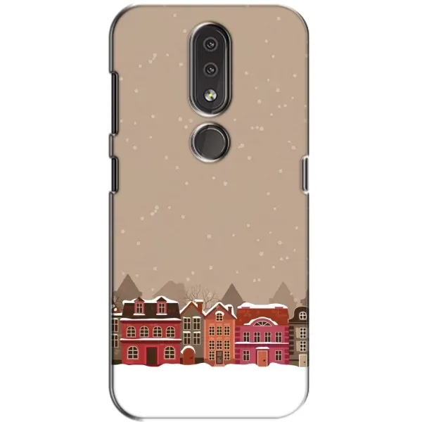 Чехол с принтом «Зимний город» для Nokia 4.2