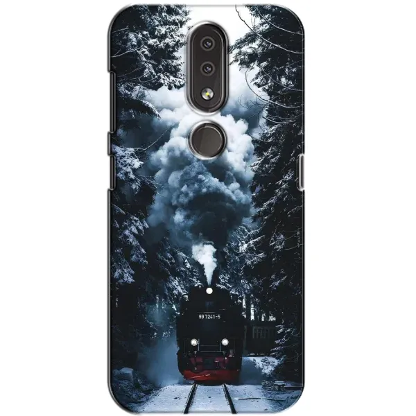 Чехол с принтом «Зимний поезд» для Nokia 4.2