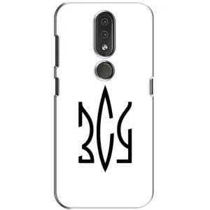 Чехлы для Nokia 4.2  Укр. Символика (AlphaPrint) (ЗСУ герб)