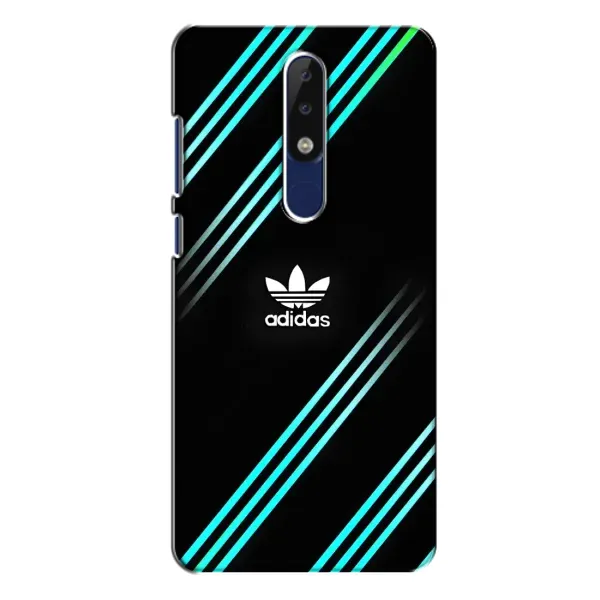 Чохол з принтом «Адідас з полосами» для Nokia 5.1 Plus (X5)