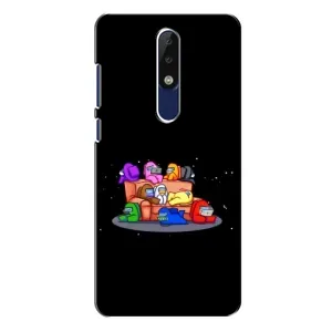 Чохли Амонг Ас для Nokia 5.1 Plus (X5) (AlphaPrint) (Амонг-ас)