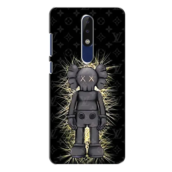 Чохол з принтом «Bearbrick LV» для Nokia 5.1 Plus (X5)
