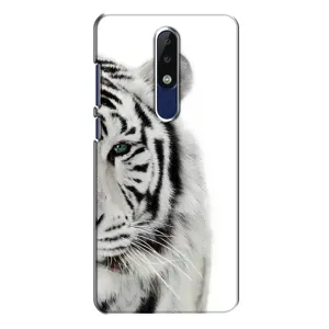 Чехлы с картинками животных Nokia 5.1 Plus (X5) (Белый Тигр)