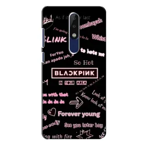 Чехол с музыкальной группой для Nokia 5.1 Plus (X5) (BLACKPINK)