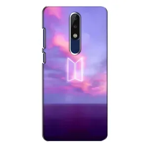 Чохли BTS для Nokia 5.1 Plus (X5) (AlphaPrint) (BTS логотип)