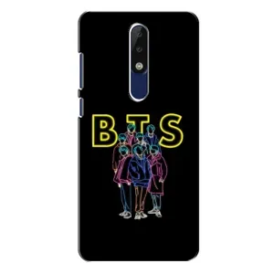 Чохли BTS для Nokia 5.1 Plus (X5) (AlphaPrint) (BTS стайл)