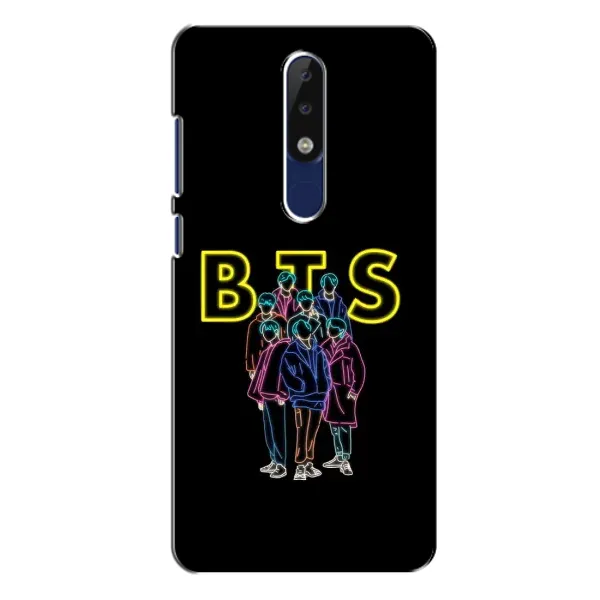 Чохол з принтом «BTS стайл» для Nokia 5.1 Plus (X5)