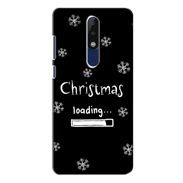 Чохол з принтом «Christmas loading» для Nokia 5.1 Plus (X5)