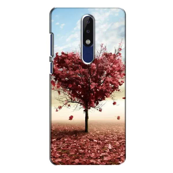 Чохол з принтом «Дерево серце» для Nokia 5.1 Plus (X5)