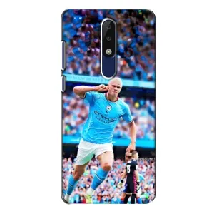 Чохли з футболістом Ерлінг Холанд для Nokia 5.1 Plus (X5) (AlphaPrint) (фанати Холанда)