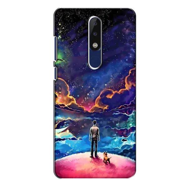 Чохол з принтом «Вид Галактики» для Nokia 5.1 Plus (X5)