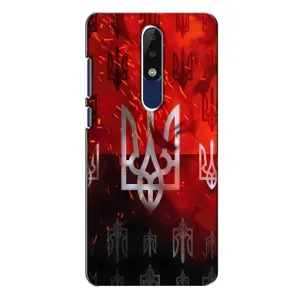 Украинские Чехлы для Nokia 5.1 Plus (X5) с картинкой УПА (AlphaPrint) (ГЕРБ УПА)