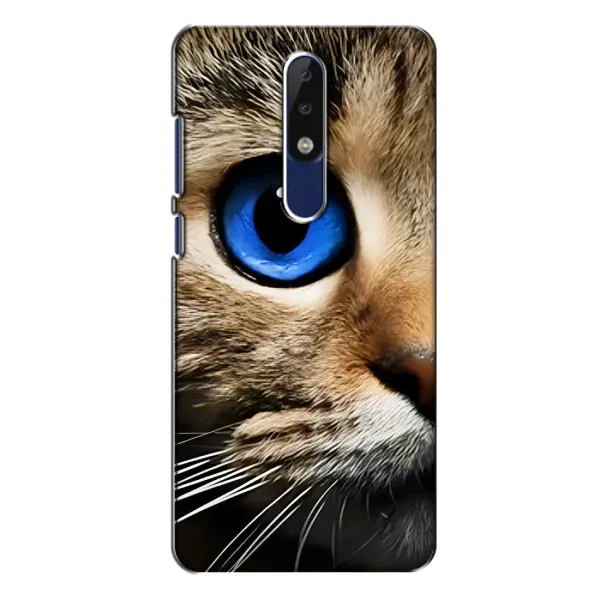 Чохол з принтом «Око кота» для Nokia 5.1 Plus (X5)