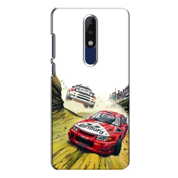 Чохол з принтом «Гоночні Тачки» для Nokia 5.1 Plus (X5)