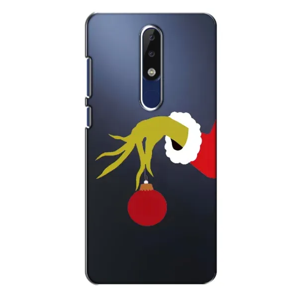Чохол з принтом «Грінч з іграшкою» для Nokia 5.1 Plus (X5)