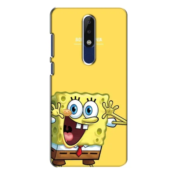 Чохол з принтом «Губка Боб» для Nokia 5.1 Plus (X5)