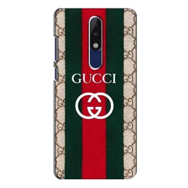 Чохол з принтом «Gucci дизайн» для Nokia 5.1 Plus (X5)