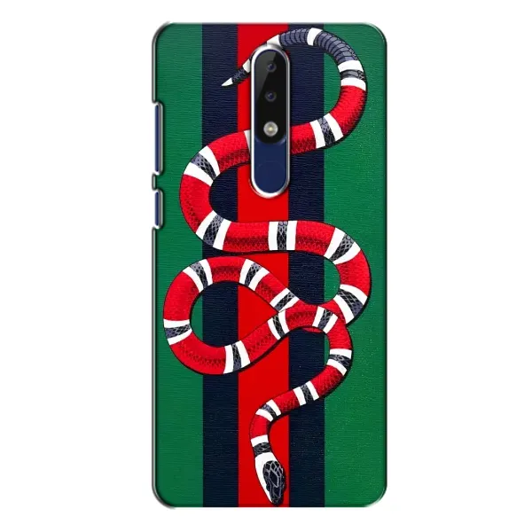 Чохол з принтом «Gucci змія» для Nokia 5.1 Plus (X5)