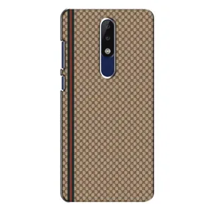 Чохли  GUCCI для Нокіа 5.1 Плюс (Х5) (AlphaPrint) (Гуччі полоса)