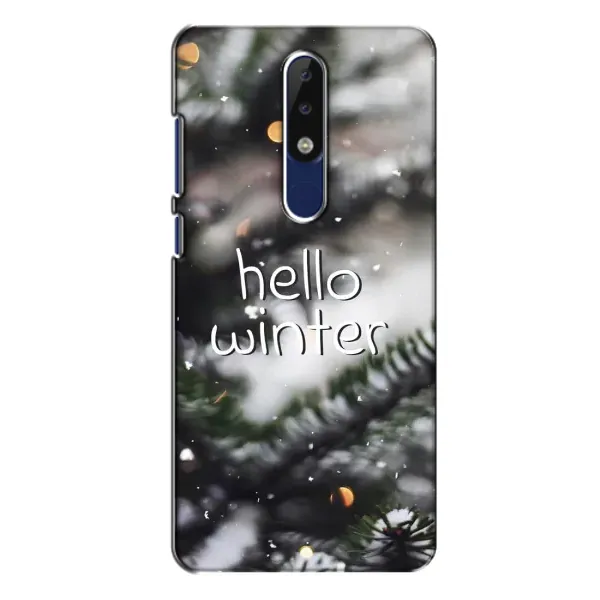 Чохол з принтом «Hello winter» для Nokia 5.1 Plus (X5)
