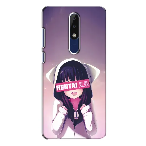 Чохол з принтом «Hentai chan» для Nokia 5.1 Plus (X5)