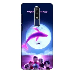 Чохли BTS для Nokia 5.1 Plus (X5) (AlphaPrint) (КИТ BTS)