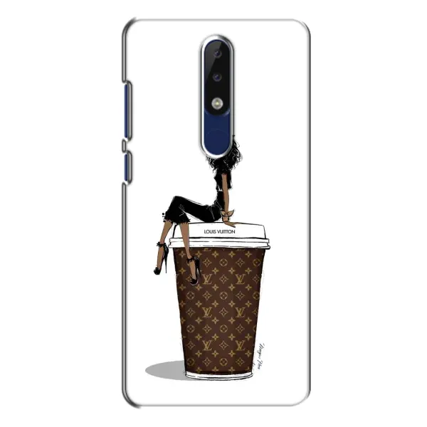Чохол з принтом «кава LOUIS VUITTON» для Nokia 5.1 Plus (X5)