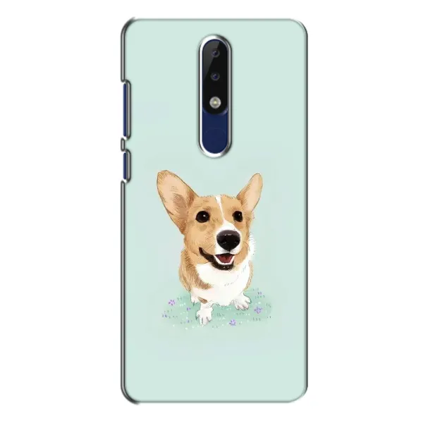 Чохол з принтом «Коргі» для Nokia 5.1 Plus (X5)